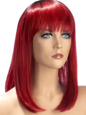 PERRUQUE ELVIRA BICOLORE ROUGE