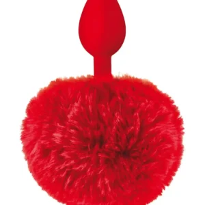 RED POMPOM ANAL PLUG