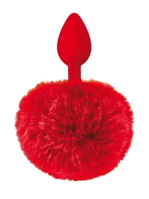 RED POMPOM ANAL PLUG