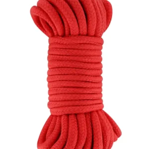 SM BONDAGE ROPE RED 10M (Size: T2)
