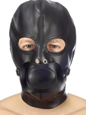 PU FETISH EYES HOOD