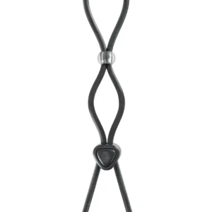 Adjustable double loop cockring