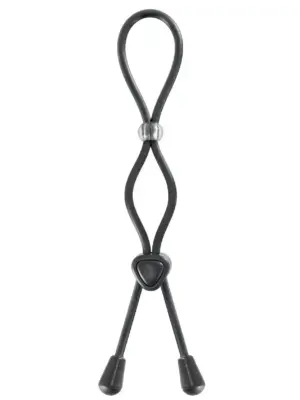 Adjustable double loop cockring