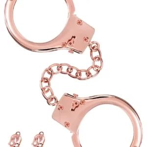 Menottes pour poignets en métal or rose