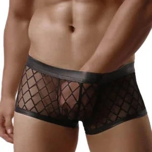 MEN'S BOXERS MP056 BLACK (Size: S)
