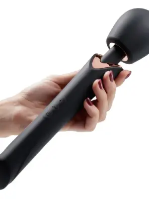 CRUSHIOUS HOLLY RECHARGEABLE WAND MASSAGER BLACK