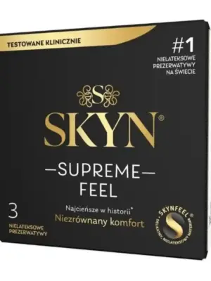 Prezerwatywy SKYN Supreme Feel Bx03, Ultracienkie