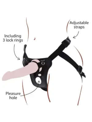 Strap-On Pleasure Harness Black