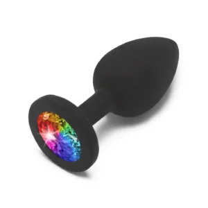 Rainbow Booty Jewel Small Black