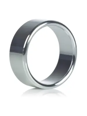Pierścień Metalowy Alloy - Duży Srebrny