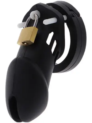 Chastity Cock Cage Slicone L Black