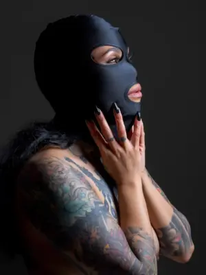 Spandex Hood Black