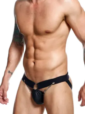 DNGEON Chain Jockstrap Black