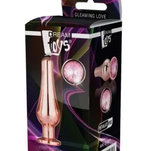 GLEAMING LOVE ROSE GOLD PLEASURE PLUG M