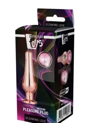 GLEAMING LOVE ROSE GOLD PLEASURE PLUG M