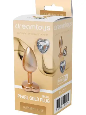 GLEAMING LOVE MATTE GOLD PLUG SMALL