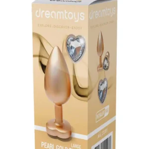 GLEAMING LOVE MATTE GOLD PLUG LARGE