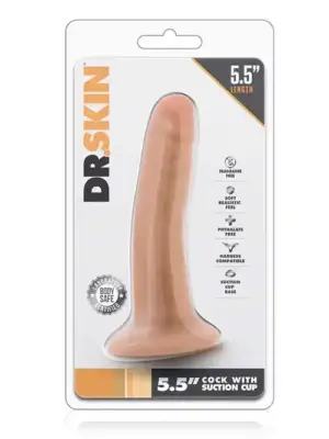 Penis z Przyssawką Dr. Skin 5.5 cala