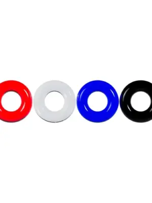 Cockring Set of 4 - Multicolor