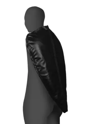 Zip-Up Full Arm and Shoulder Sleeve Restraint - Black