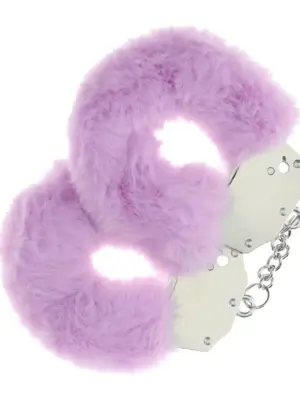 Heavy-duty Fluffy Handcuffs - Lavender