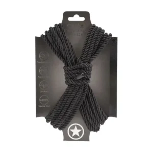 Polyester Bondage Rope - 10 m - Black