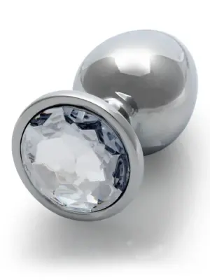 Round Gem Butt Plug - Medium