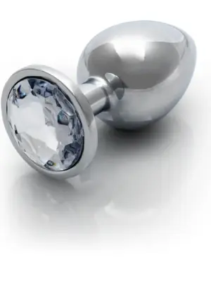 Round Gem Butt Plug - Large