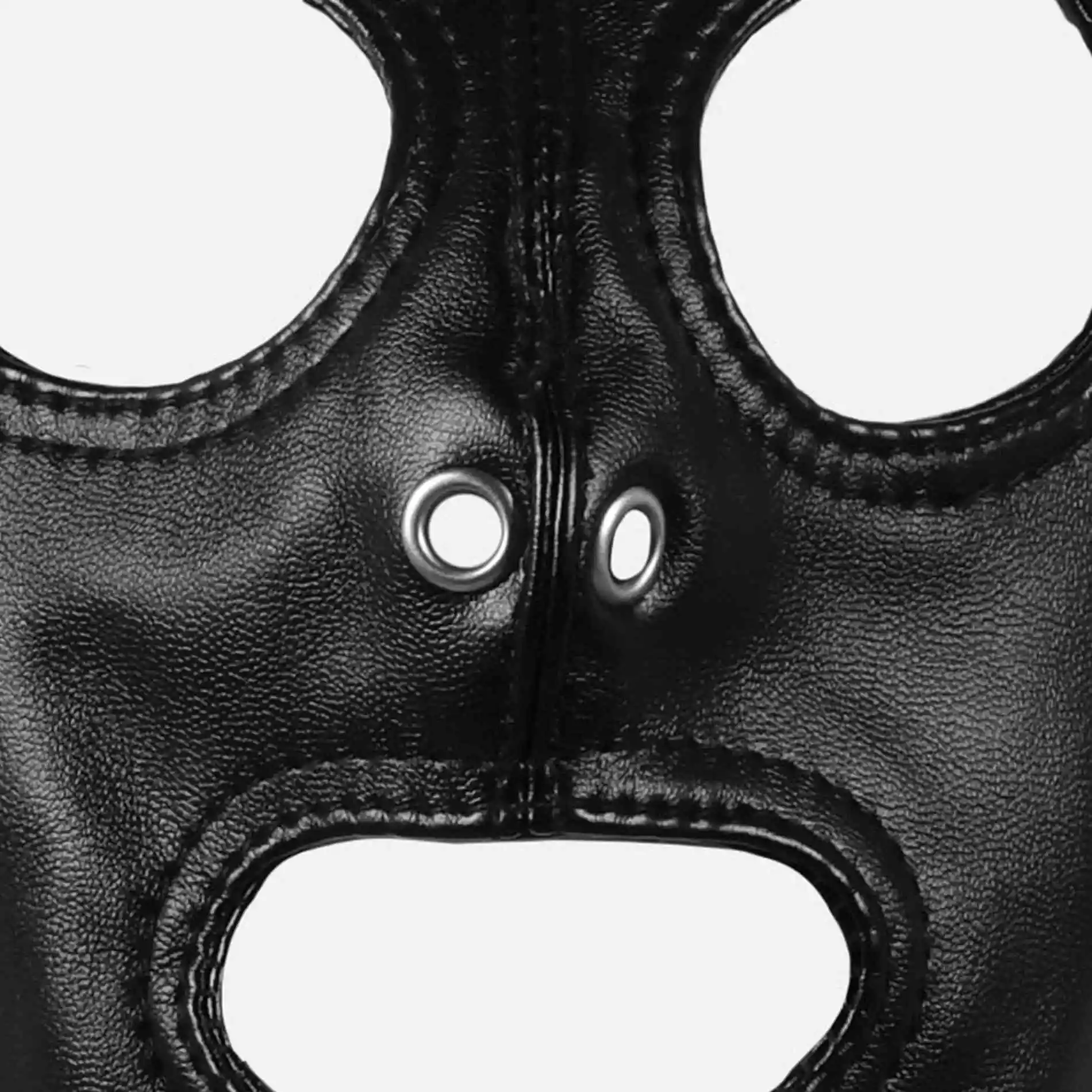 Mask with Blonde Ponytail - Black - obrazek 8