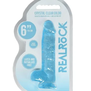 Realistic Dildo with Balls - 6""""/ 15 cm