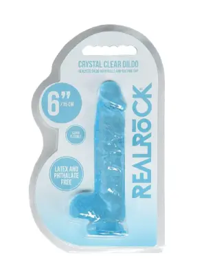 Realistic Dildo with Balls - 6""""/ 15 cm