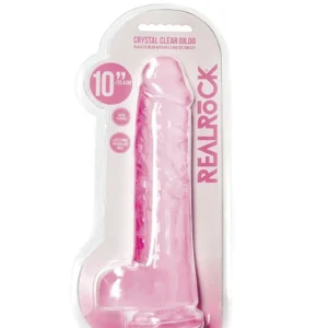 Realistic Dildo with Balls - 10""""/ 25,4 cm