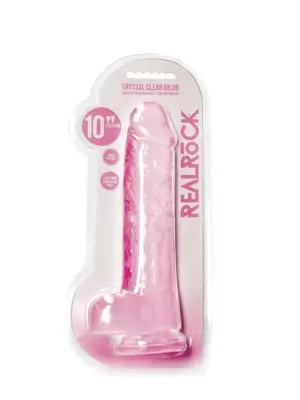 Realistic Dildo with Balls - 10""""/ 25,4 cm
