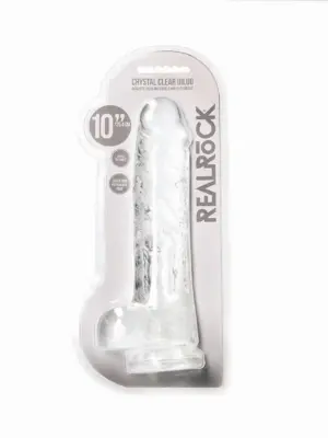 Realistic Dildo with Balls - 10""""/ 25,4 cm