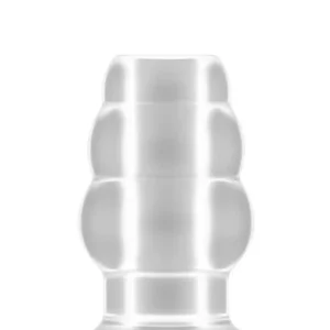 No.49 - Small Hollow Tunnel Butt Plug - 3 Inch - Translucent
