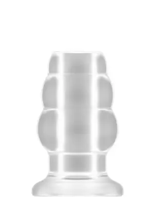 No.49 - Small Hollow Tunnel Butt Plug - 3 Inch - Translucent