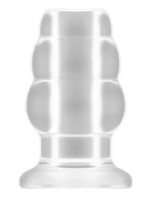 No.51 - Large Hollow Tunnel Butt Plug - 5 Inch - Translucent
