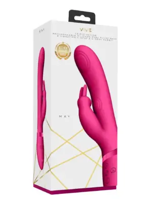 May - Pulse-Wave & C-spot & G-Spot Rabbit - Pink
