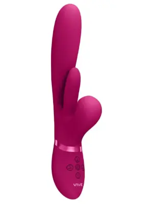 Kura - Thrusting G-Spot Vibrator with Flapping Tongue and Pulse Wave Stimulator