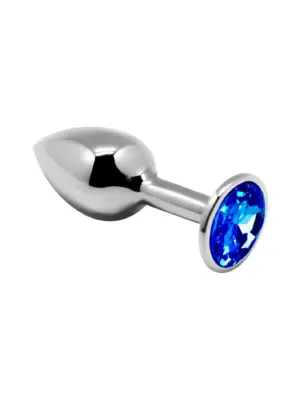 Mini Metal Butt Plug S blue