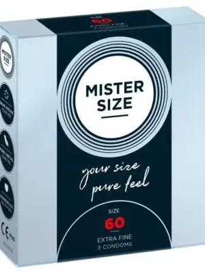 Mister Size 60mm pack of 3