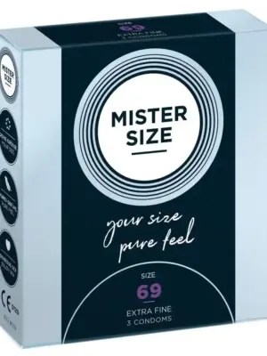 Mister Size 69mm pack of 3