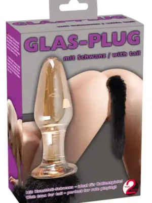 Glass Plug with Tail
