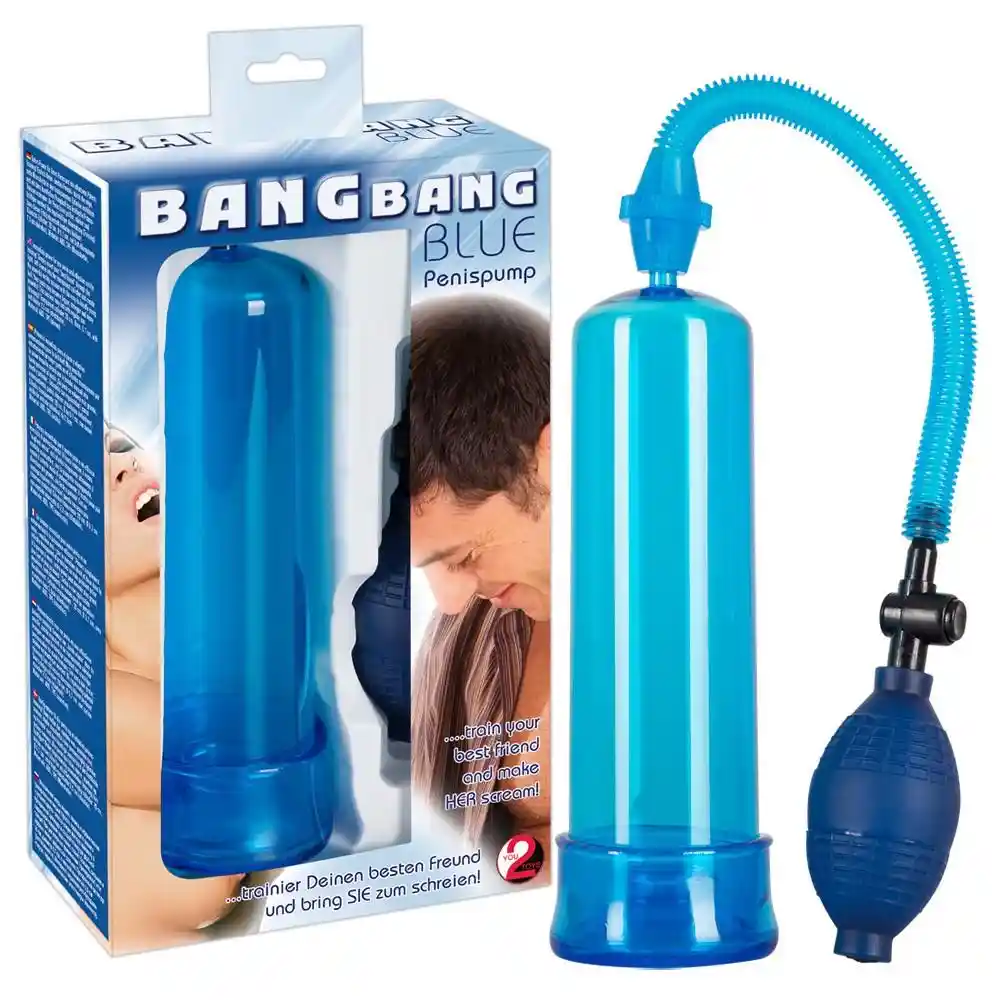 Bang Bang Blue Penis Pump blue - obrazek 6