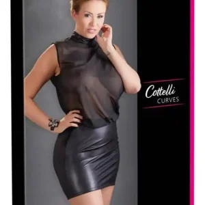 Dress transparent black 4XL