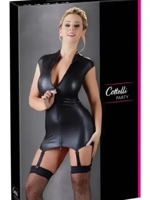 Dress with Suspender Straps L