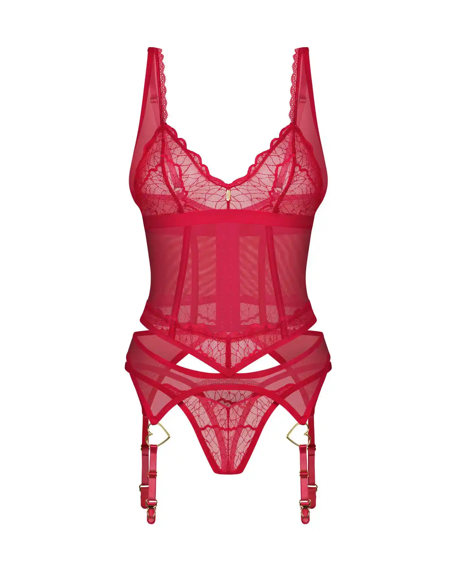 Cupide Desir gorset i stringi L/XL - obrazek 3