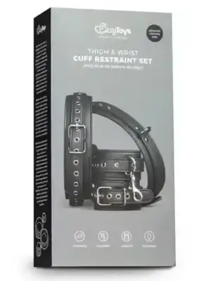 Kajdanki-Thigh & Wrist Cuff Set