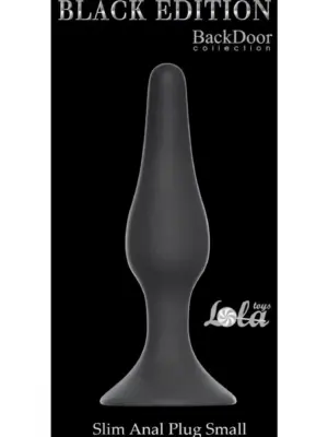 Plug-Slim Anal Plug Small Black