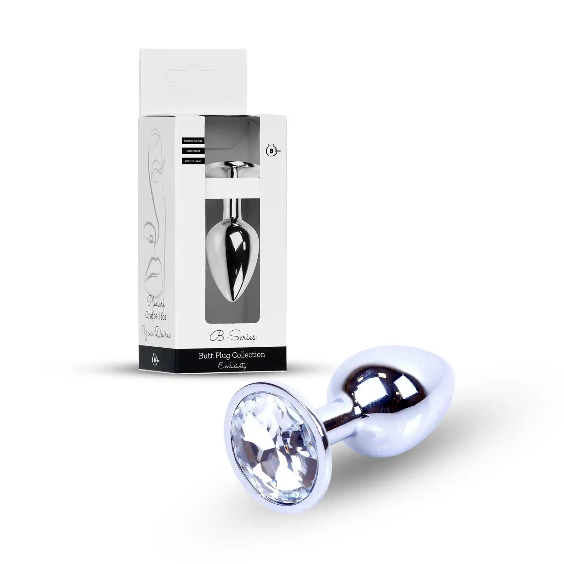 Plug-Jewellery Silver PLUG- Clear - obrazek 10